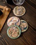 Vintage Map Coasters – Fun and Absorbent Decor