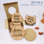 Funny Drink Coasters Set for Office Pranks