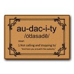 Funny Welcome Doormat - Audacious Outdoor Floor Mat