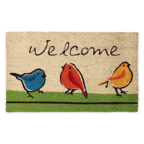 Funny Bird Welcome Mat for Outdoor Laughs