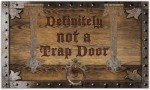 Definitely Not A Trap Door Funny Doormat