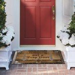 Definitely Not A Trap Door Funny Doormat