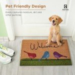 Funny Bird Welcome Mat - Colorful and Cheery