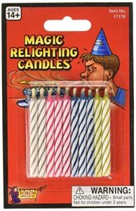 Magic Relighting Candles for Endless Laughs