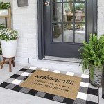 Funny "Depends Who You Are" Welcome Mat