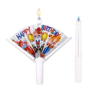 Clown Pop-Up Birthday Candles for Fun Celebrations