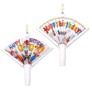 Funny Pop-Up Birthday Clown Candle Set