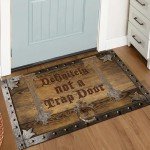 Definitely Not A Trap Door Funny Doormat