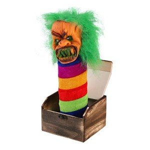 Halloween Clown Scare Box with Sound and Light