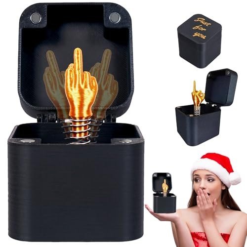 Middle Finger in a Box - Hilarious Gag Gift