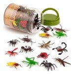 Funny Mini Bug Figures in Storage Tube