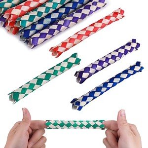 24 Pcs Bamboo Finger Traps - Fun Party Favors