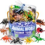 60 Mini Plastic Bug Toys for Fun Pranks
