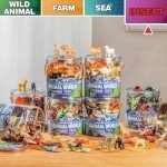 60 Mini Plastic Bug Toys for Fun Pranks