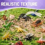 60 Mini Plastic Bug Toys for Fun Pranks