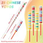 50 Pcs Finger Traps and Yoyo Fun Set