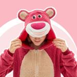 Rose Bear Onesie Pajamas for Fun Sleepovers