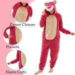Rose Bear Onesie Pajamas for Fun Sleepovers