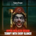 Creepy Peeper Clown Window Prank Decoration