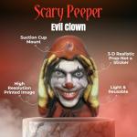 Creepy Peeper Clown Window Prank Decoration