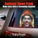 Creepy Peeper Clown Window Prank Decoration