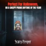 Creepy Peeper Clown Window Prank Decoration