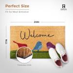 Funny Bird Welcome Mat - Colorful and Cheery