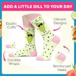Hilarious Dill Pickle Socks for Women & Teens