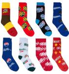 Funny Junk Food Theme Socks - 8 Pack