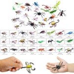 24-Piece Fake Bug Prank Toy Set