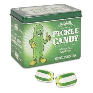 Archie McPhee Pickle Candy Tin - Fun Treat!