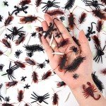 210 Pcs Realistic Bug Prank Set for Fun