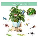24-Piece Fake Bug Prank Toy Set