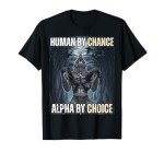 Funny Alpha Wolf Meme T-Shirt for Laughs