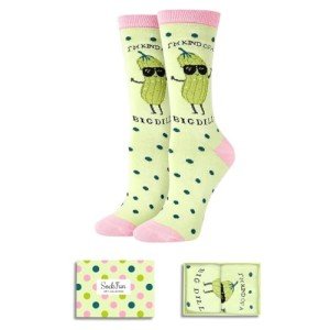 Hilarious Dill Pickle Socks for Women & Teens