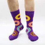Funny Foodie Crew Socks for Women & Teens