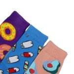 Funny Foodie Crew Socks for Women & Teens
