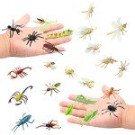 24-Piece Fake Bug Prank Toy Set