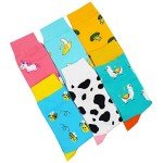 Funny Novelty Calf Socks for Women and Teens