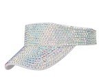 Sparkling Rhinestone Summer Visor Cap for All