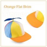 Rainbow Propeller Hat - Fun Flat Brim Cap