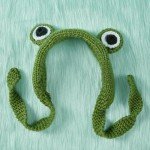 Funny Crochet Frog Headband for Quirky Style