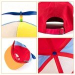 Rainbow Propeller Hat - Fun Flat Brim Cap