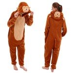 Funny Monkey Onesie Pajamas for Adults