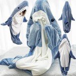 Shark Blanket Hoodie – Cozy Wearable Fun!