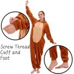 Funny Monkey Onesie Pajamas for Adults