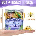 60 Mini Plastic Bug Toys for Fun Pranks