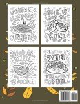 Funny Food Puns Coloring Book for Adults