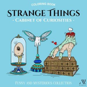 Funny & Mysterious Adult Coloring Book