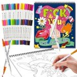 Funny Swear Words Coloring Book for Adults